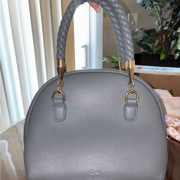 Elegant Blue Bow Shoulder Bag - Picture 3 of 4